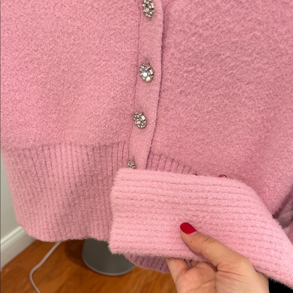 Zara Soft Pink Cardigan Sweater - Picture 4 of 5